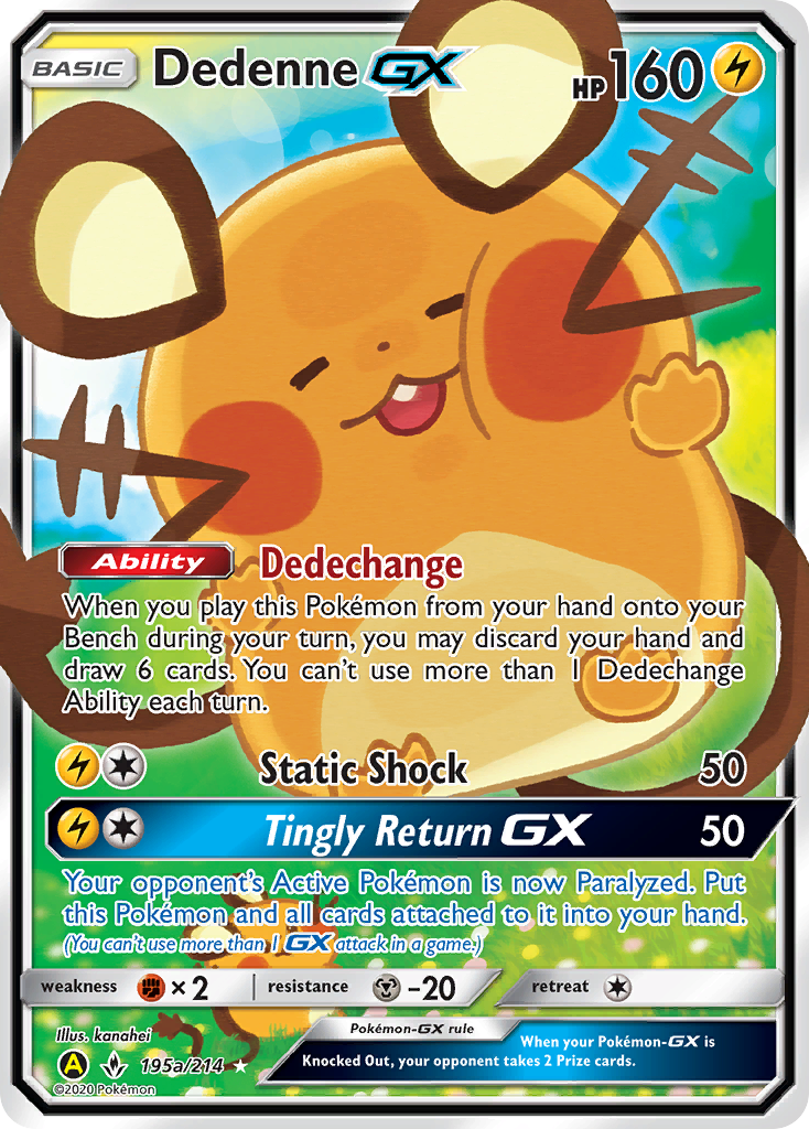 Dedenne GX (195a/214) [Alternate Art Promos] | Play N Trade Winnipeg