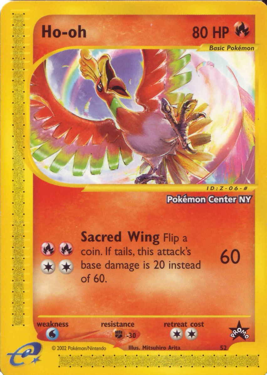 Ho-oh (52) (Pokemon Center NY Promo) [Wizards of the Coast: Black Star Promos] | Play N Trade Winnipeg