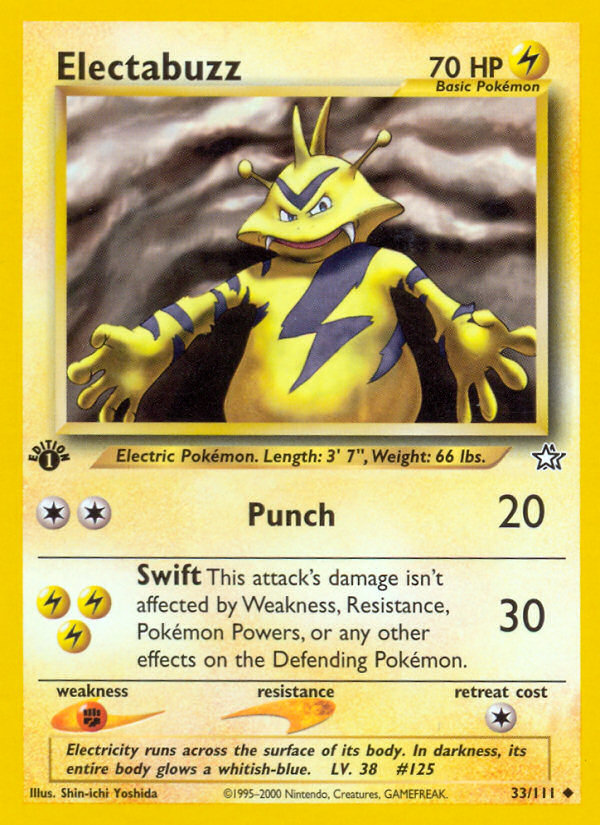 Electabuzz (33/111) [Neo Genesis 1st Edition] | Play N Trade Winnipeg