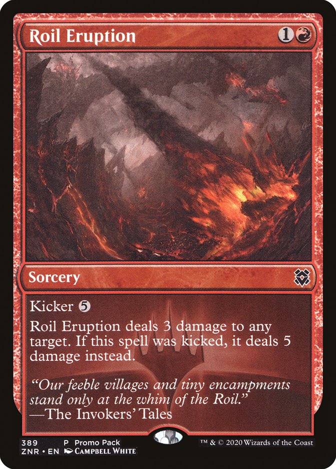 Roil Eruption (Promo Pack) [Zendikar Rising Promos] | Play N Trade Winnipeg