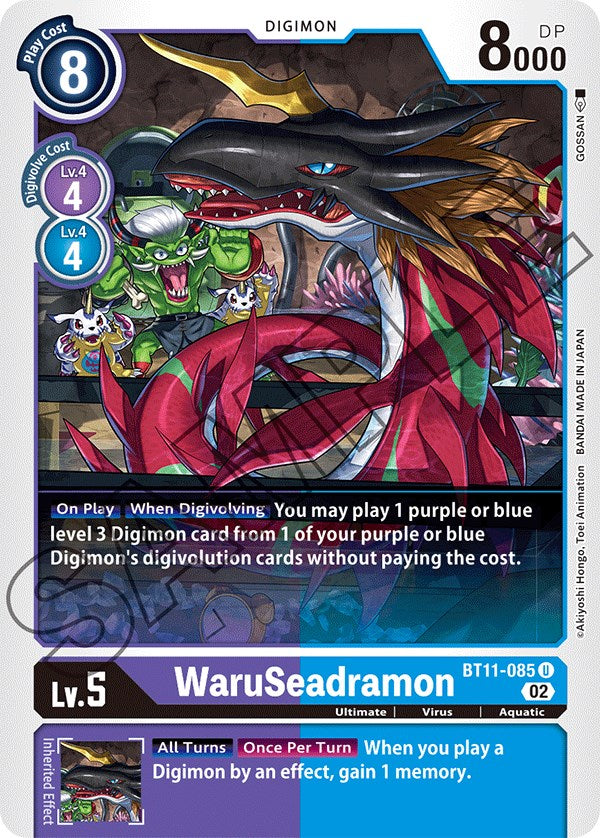 WaruSeadramon [BT11-085] [Dimensional Phase] | Play N Trade Winnipeg