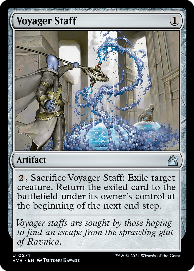 Voyager Staff [Ravnica Remastered] | Play N Trade Winnipeg