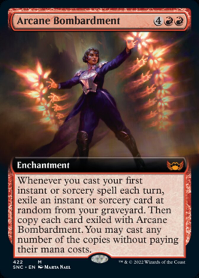 Arcane Bombardment (Extended Art) [Streets of New Capenna] | Play N Trade Winnipeg