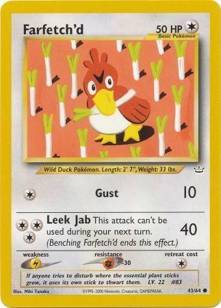 Farfetch'd (43/64) [Neo Revelation Unlimited] | Play N Trade Winnipeg