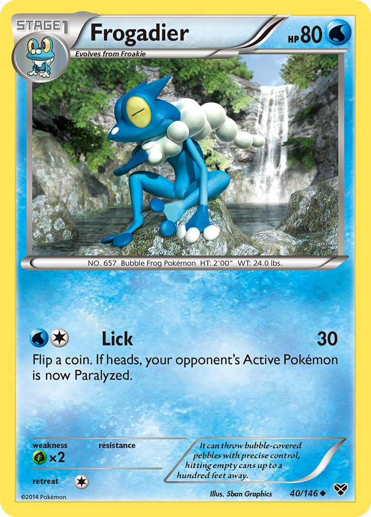 Frogadier (40/146) [XY: Base Set] | Play N Trade Winnipeg