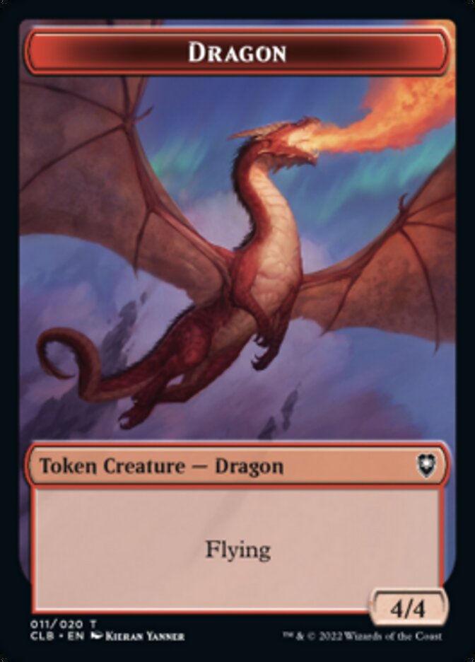 Dragon Token [Commander Legends: Battle for Baldur's Gate Tokens] | Play N Trade Winnipeg