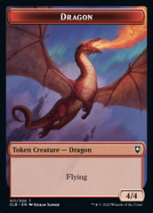 Treasure // Dragon Double-sided Token [Commander Legends: Battle for Baldur's Gate Tokens] | Play N Trade Winnipeg