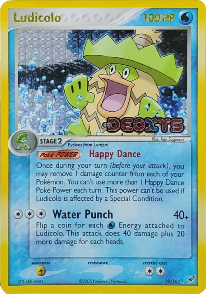 Ludicolo (19/107) (Stamped) [EX: Deoxys] | Play N Trade Winnipeg