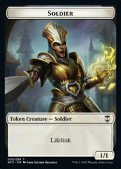 Soldier (09) // Cat Beast Double-sided Token [Streets of New Capenna Commander Tokens] | Play N Trade Winnipeg