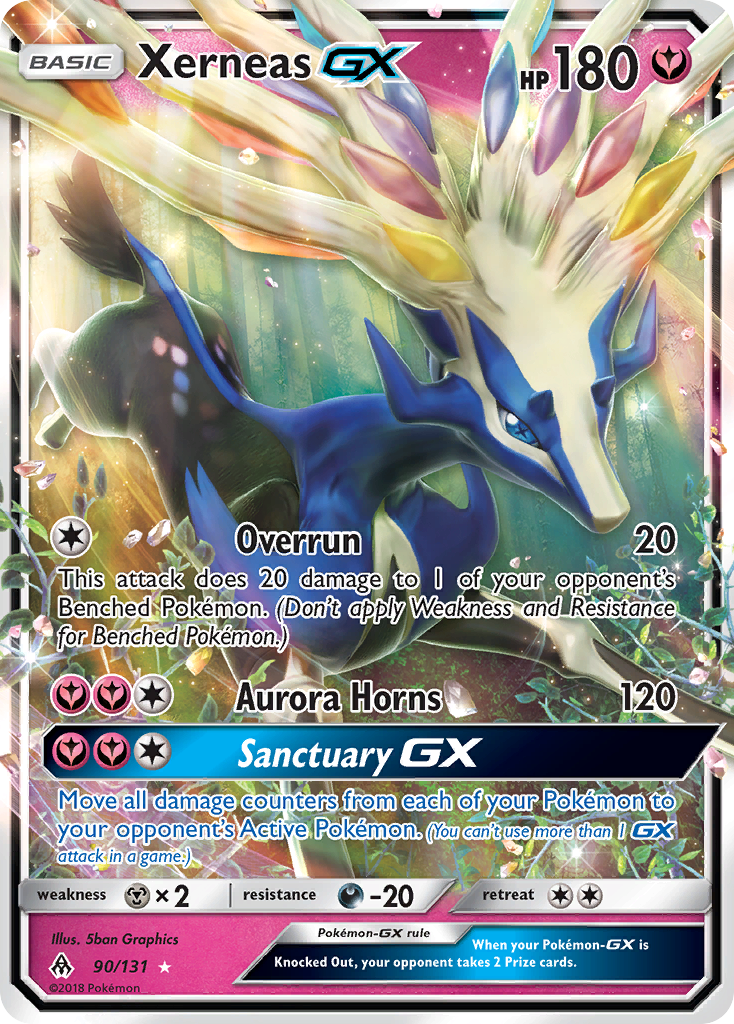 Xerneas GX (90/131) [Sun & Moon: Forbidden Light] | Play N Trade Winnipeg