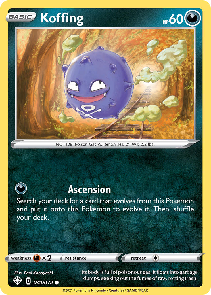 Koffing (041/072) [Sword & Shield: Shining Fates] | Play N Trade Winnipeg