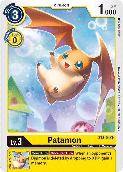 Patamon [ST3-04] [Starter Deck: Heaven's Yellow] | Play N Trade Winnipeg