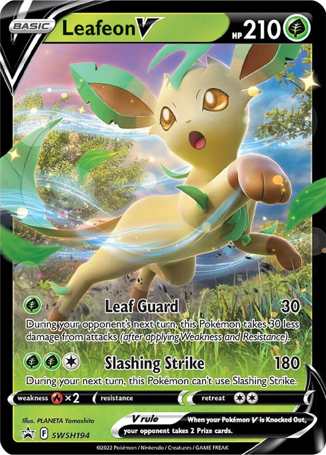 Leafeon V (SWSH194) [Sword & Shield: Black Star Promos] | Play N Trade Winnipeg