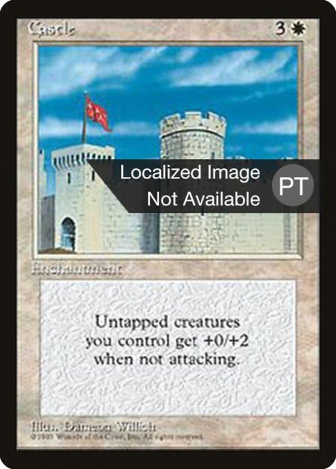 Castle [Fourth Edition (Foreign Black Border)] | Play N Trade Winnipeg