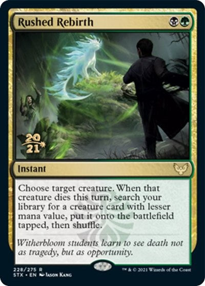 Rushed Rebirth [Strixhaven: School of Mages Prerelease Promos] | Play N Trade Winnipeg