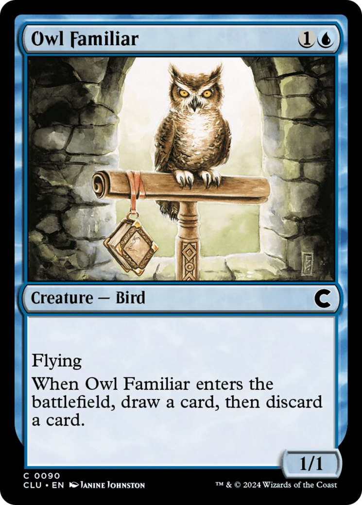 Owl Familiar [Ravnica: Clue Edition] | Play N Trade Winnipeg