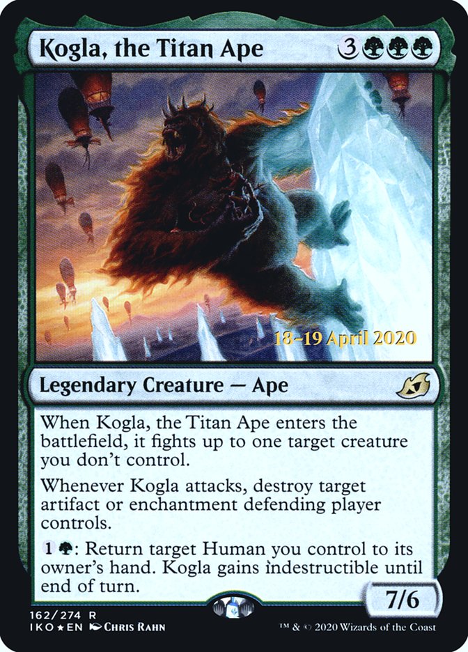 Kogla, the Titan Ape  [Ikoria: Lair of Behemoths Prerelease Promos] | Play N Trade Winnipeg