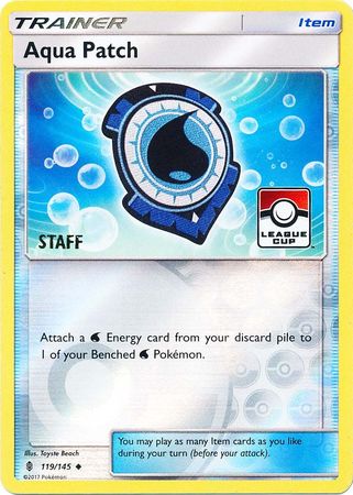 Aqua Patch (119/145) (League Promo Staff) [Sun & Moon: Guardians Rising] | Play N Trade Winnipeg