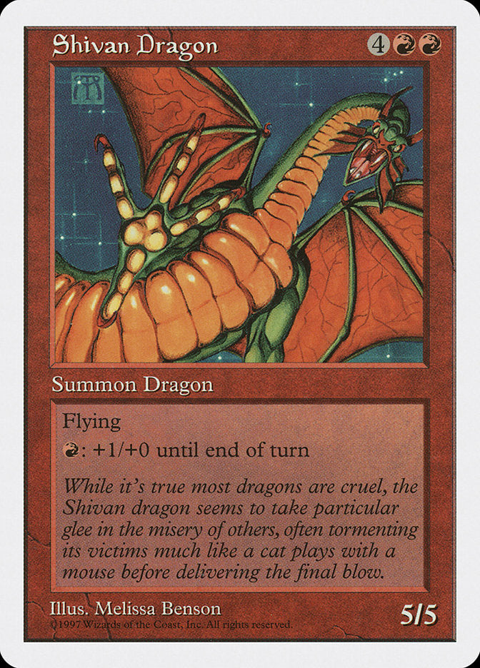 Shivan Dragon [Fifth Edition] | Play N Trade Winnipeg