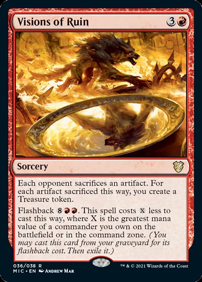 Visions of Ruin [Innistrad: Midnight Hunt Commander] | Play N Trade Winnipeg