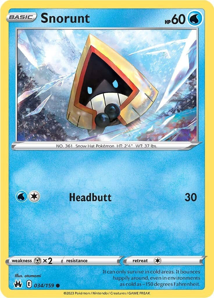 Snorunt (034/159) [Sword & Shield: Crown Zenith] | Play N Trade Winnipeg