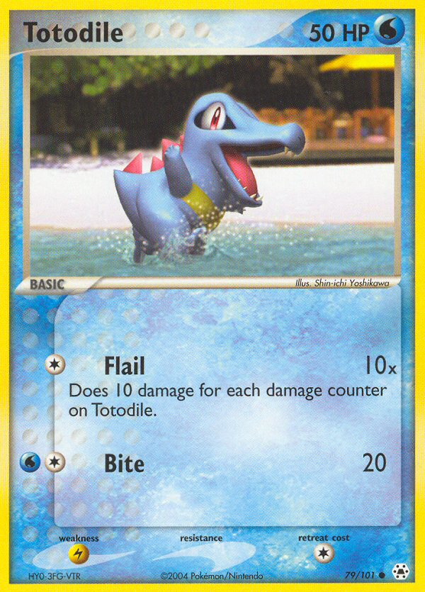 Totodile (79/101) [EX: Hidden Legends] | Play N Trade Winnipeg