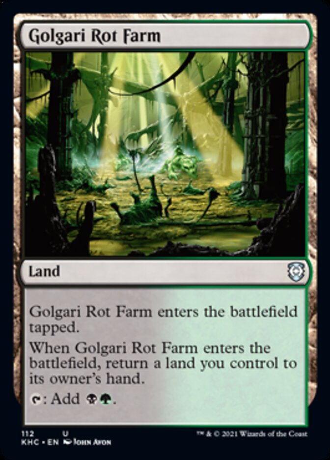 Golgari Rot Farm [Kaldheim Commander] | Play N Trade Winnipeg