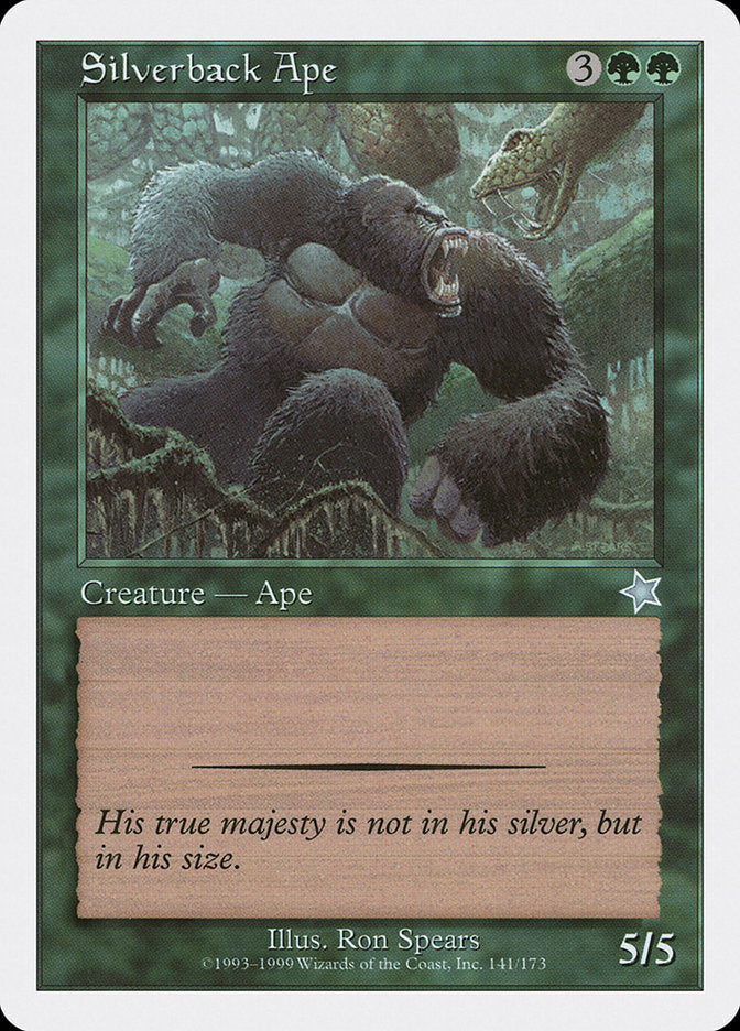 Silverback Ape [Starter 1999] | Play N Trade Winnipeg