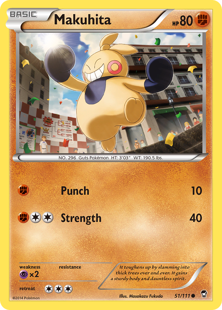 Makuhita (51/111) [XY: Furious Fists] | Play N Trade Winnipeg