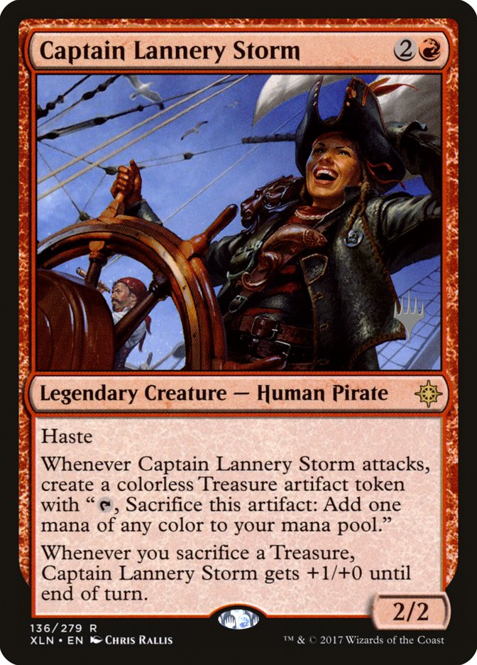 Captain Lannery Storm (Promo Pack) [Ixalan Promos] | Play N Trade Winnipeg