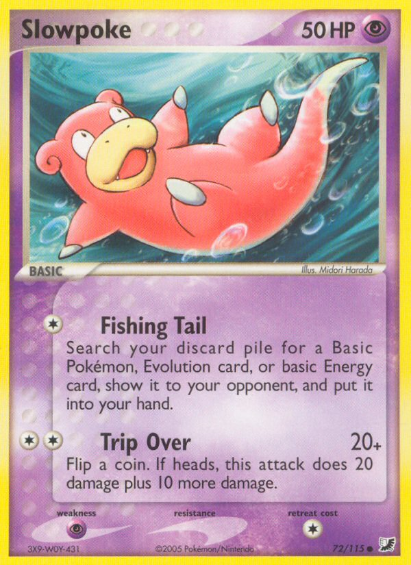 Slowpoke (72/115) [EX: Unseen Forces] | Play N Trade Winnipeg