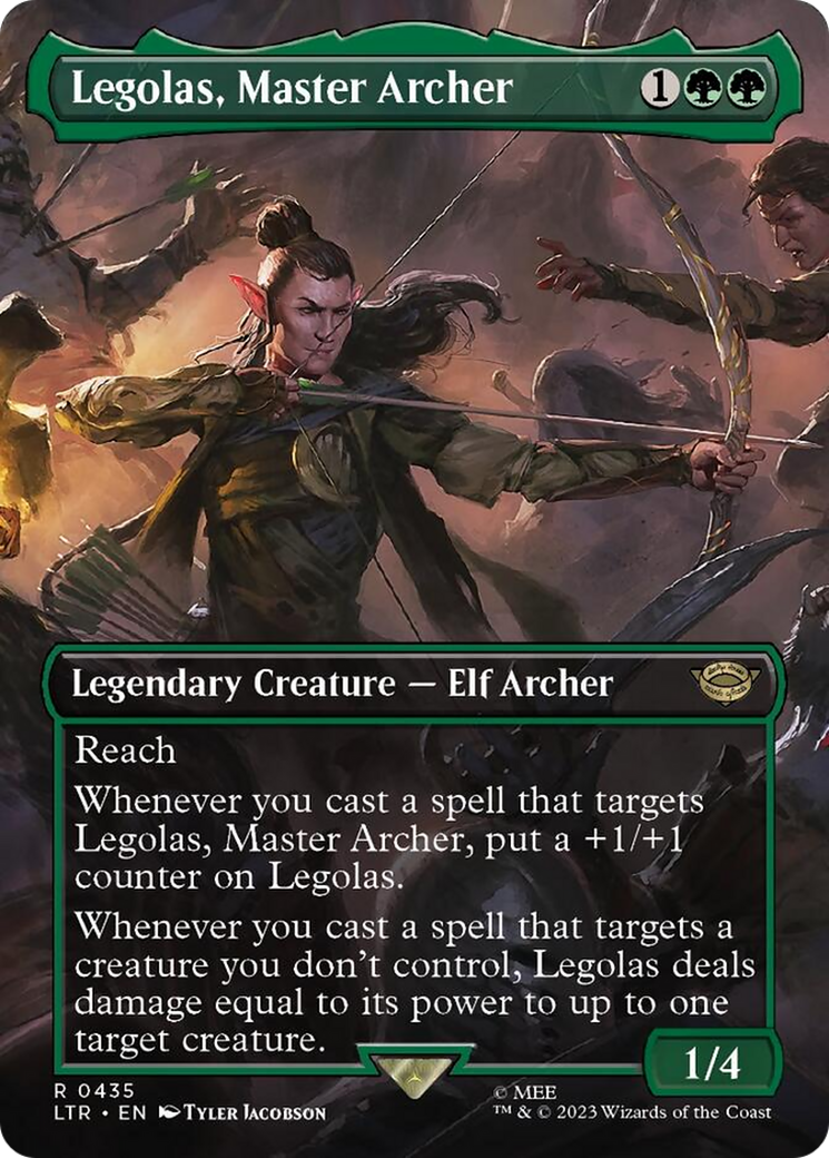 Legolas, Master Archer (Borderless Alternate Art) [The Lord of the Rings: Tales of Middle-Earth] | Play N Trade Winnipeg