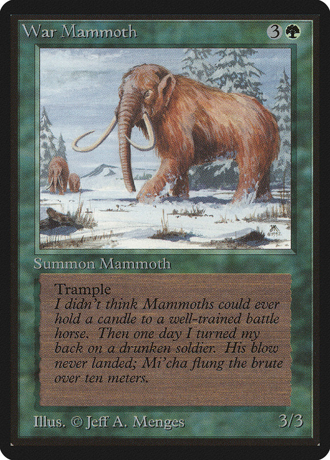 War Mammoth [Limited Edition Beta] | Play N Trade Winnipeg