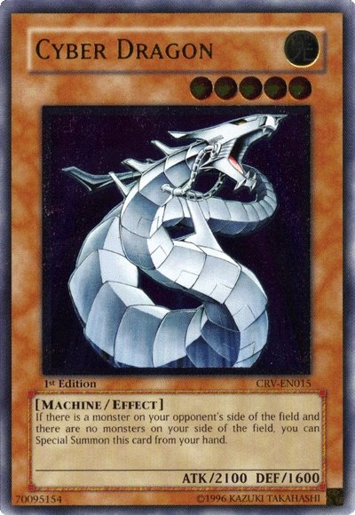 Cyber Dragon [CRV-EN015] Ultimate Rare | Play N Trade Winnipeg