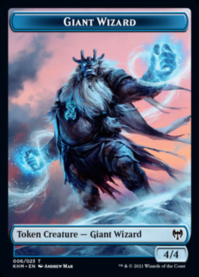 Giant Wizard [Kaldheim Tokens] | Play N Trade Winnipeg