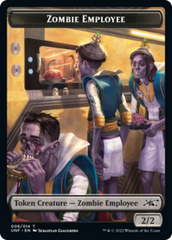 Zombie Employee // Storm Crow Double-sided Token [Unfinity Tokens] | Play N Trade Winnipeg