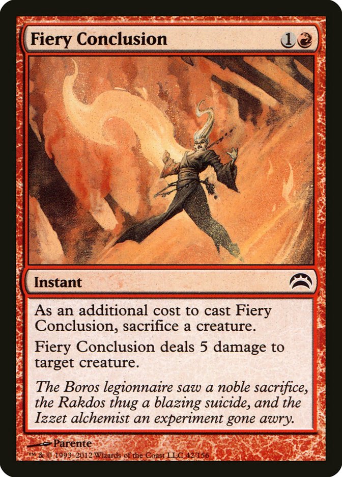Fiery Conclusion [Planechase 2012] | Play N Trade Winnipeg