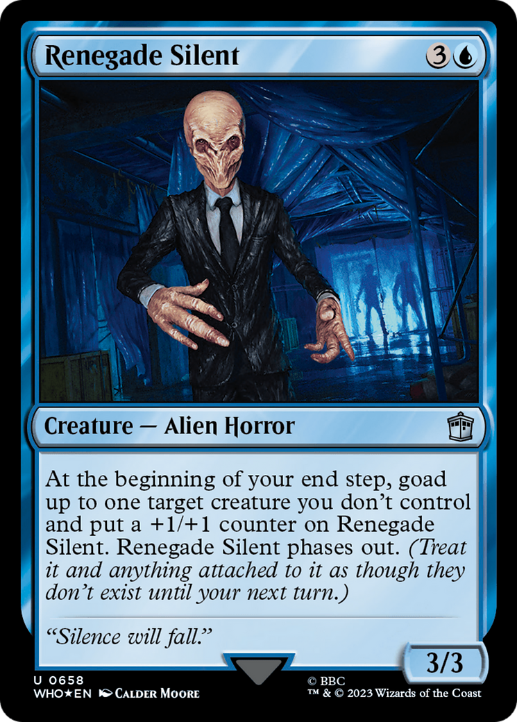 Renegade Silent (Surge Foil) [Doctor Who] | Play N Trade Winnipeg