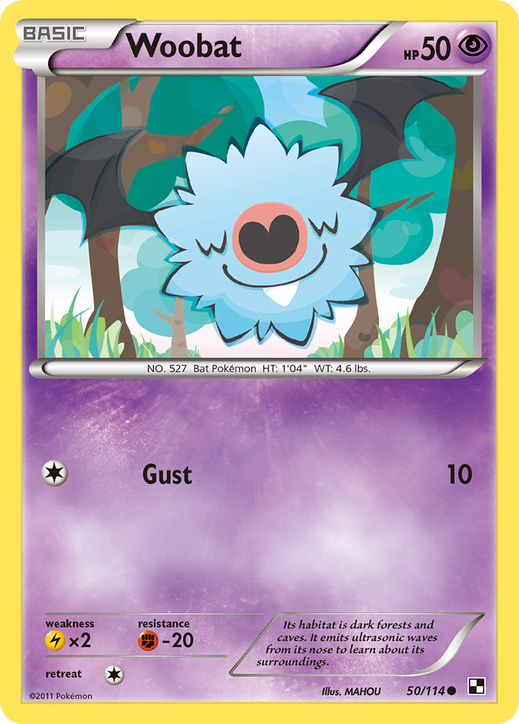 Woobat (50/114) [Black & White: Base Set] | Play N Trade Winnipeg