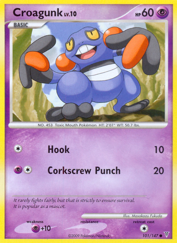 Croagunk (101/147) [Platinum: Supreme Victors] | Play N Trade Winnipeg