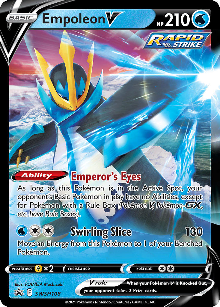 Empoleon V (SWSH108) [Sword & Shield: Black Star Promos] | Play N Trade Winnipeg