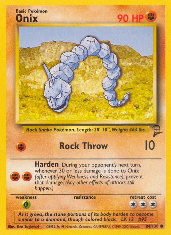 Onix (84/130) [Base Set 2] | Play N Trade Winnipeg