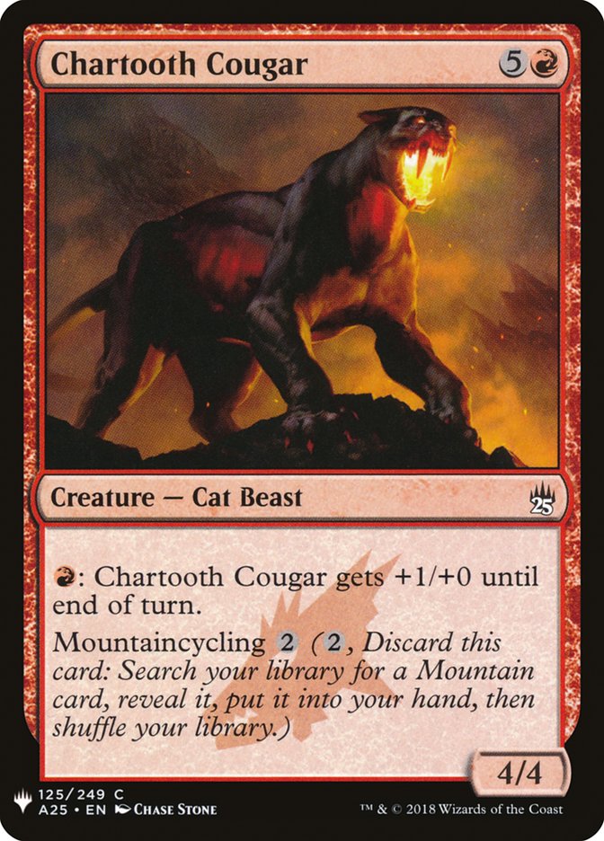 Chartooth Cougar [Mystery Booster] | Play N Trade Winnipeg