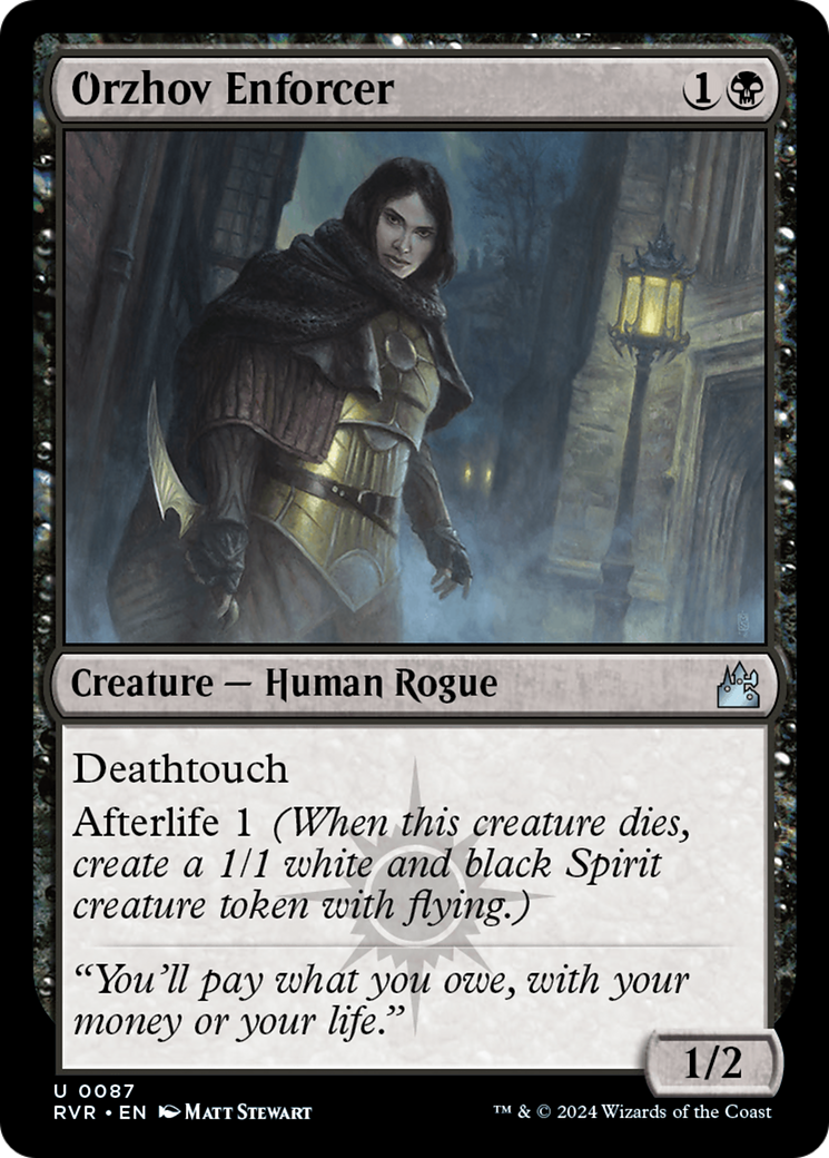 Orzhov Enforcer [Ravnica Remastered] | Play N Trade Winnipeg