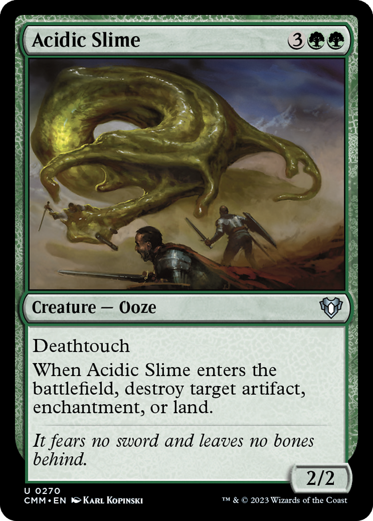 Acidic Slime [Commander Masters] | Play N Trade Winnipeg