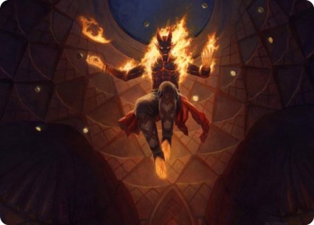 Yusri, Fortune's Flame Art Card [Modern Horizons 2 Art Series] | Play N Trade Winnipeg