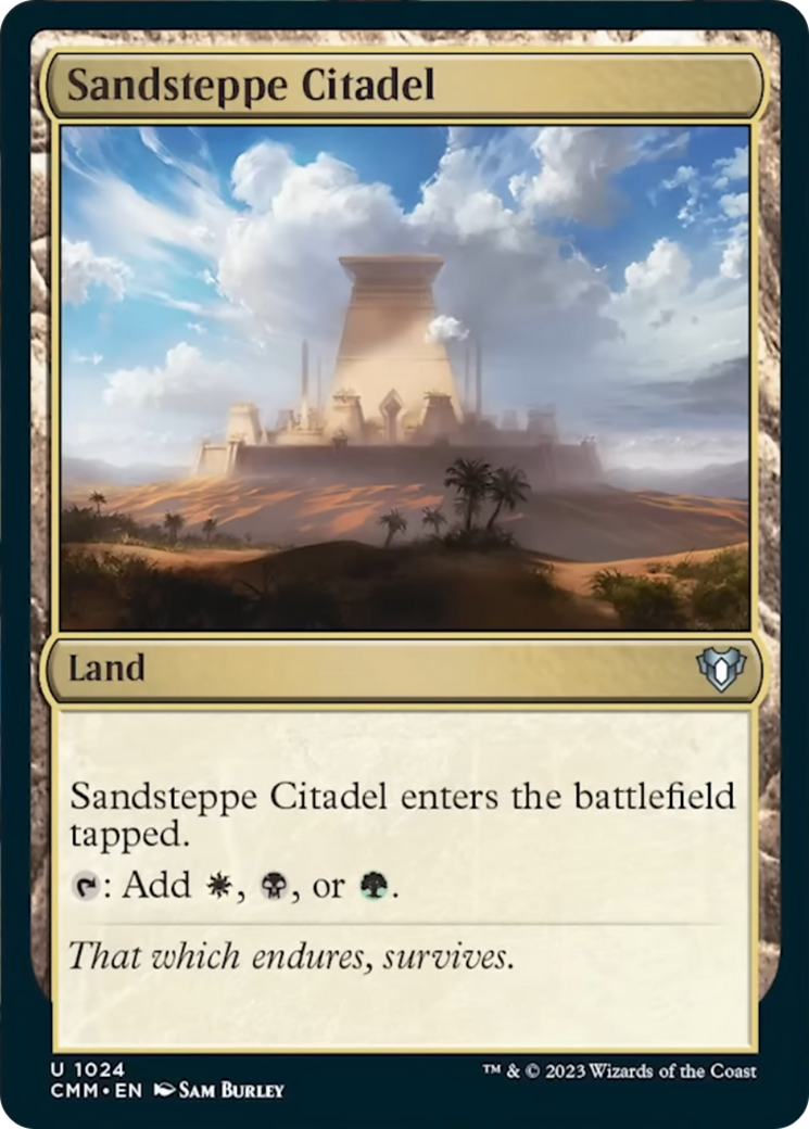 Sandsteppe Citadel [Commander Masters] | Play N Trade Winnipeg