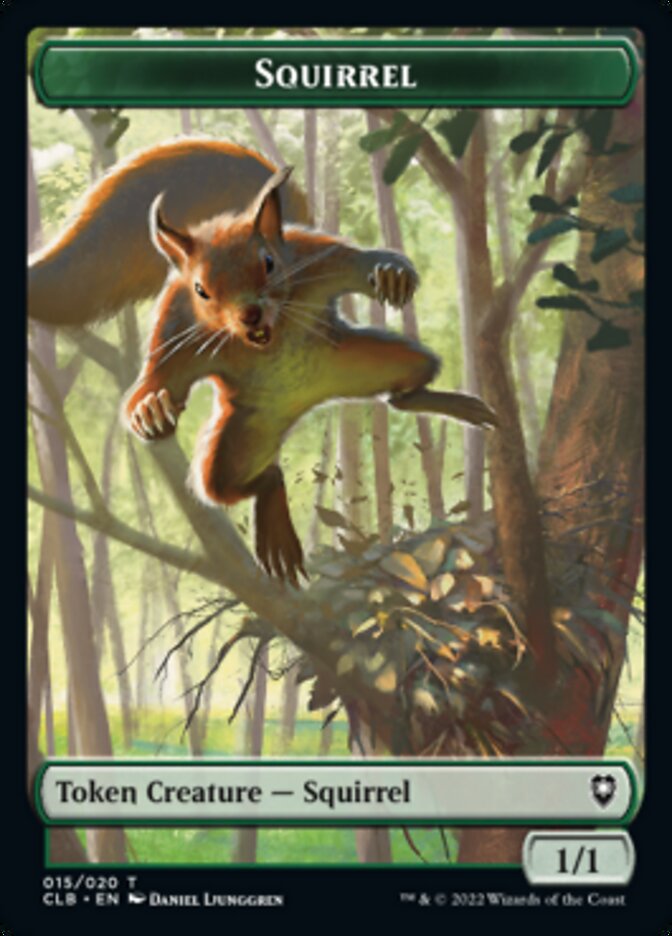 Squirrel Token [Commander Legends: Battle for Baldur's Gate Tokens] | Play N Trade Winnipeg