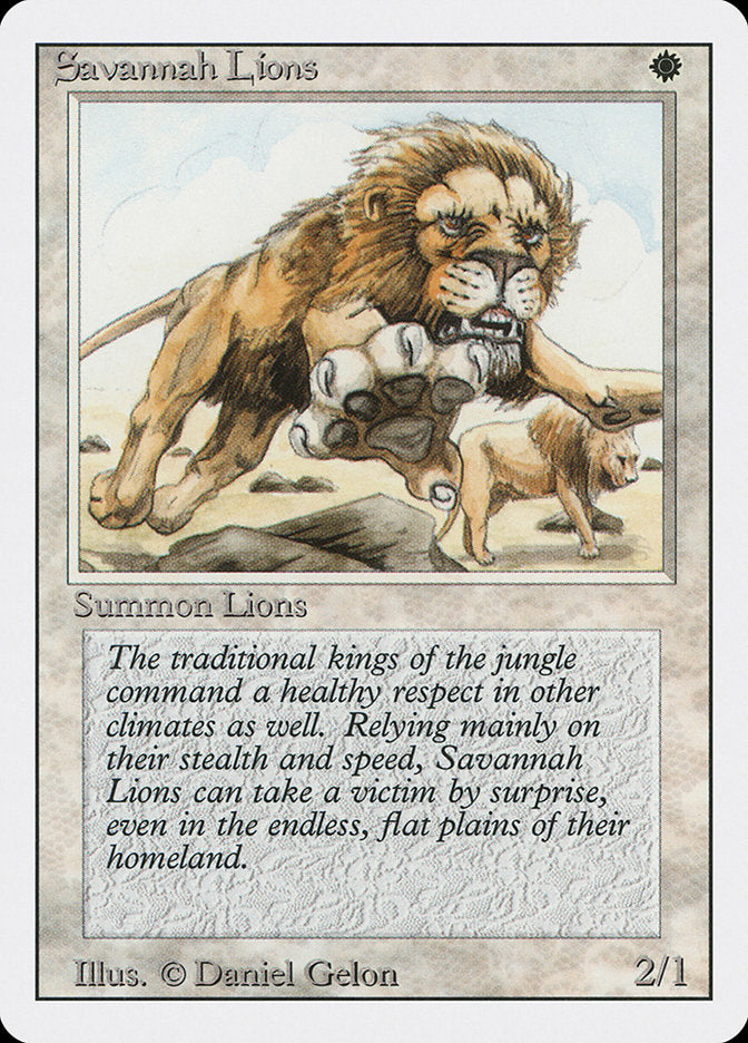 Savannah Lions [Revised Edition] | Play N Trade Winnipeg