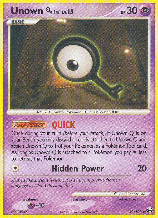 Unown Q (49/100) [Diamond & Pearl: Majestic Dawn] | Play N Trade Winnipeg